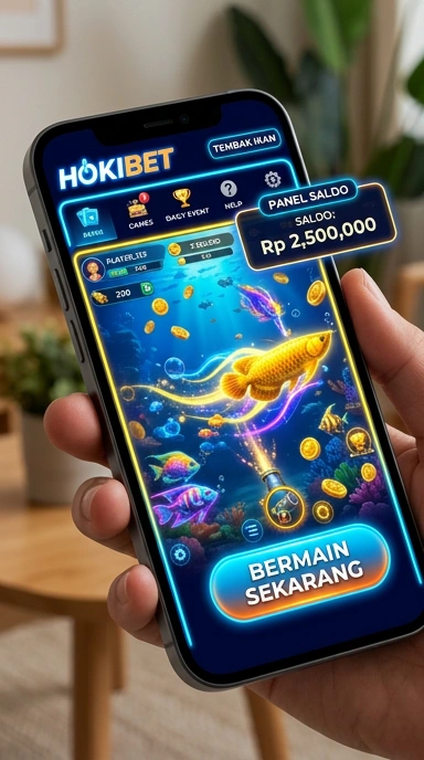 Menampilkan proses pengunduhan aplikasi di platform Hokibet.